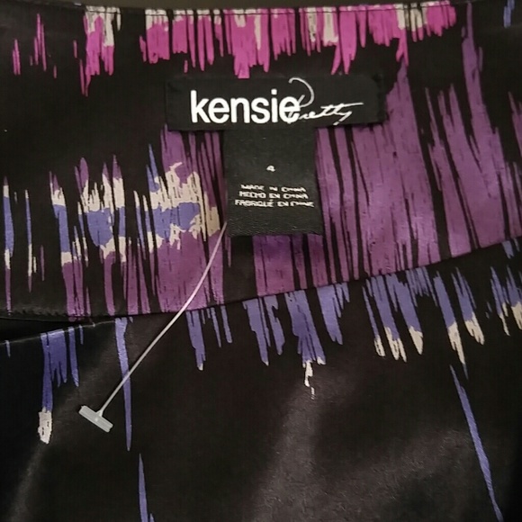 kensie pretty silk skirt size 4 - Picture 3 of 4